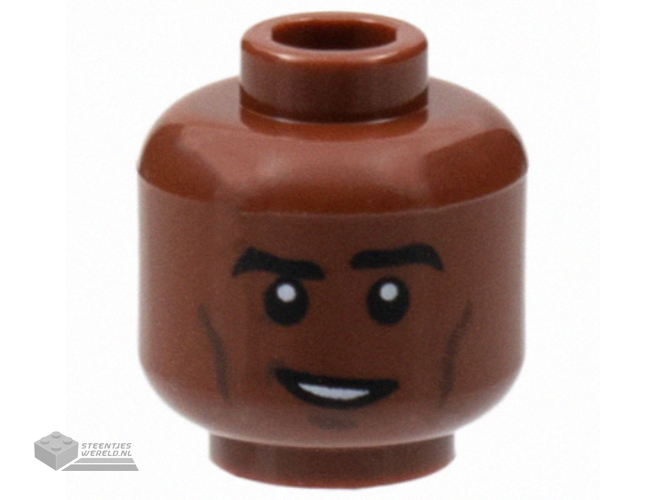 3626pb3637 Minifiguur hoofd vrouw 2-zijdig bedrukt