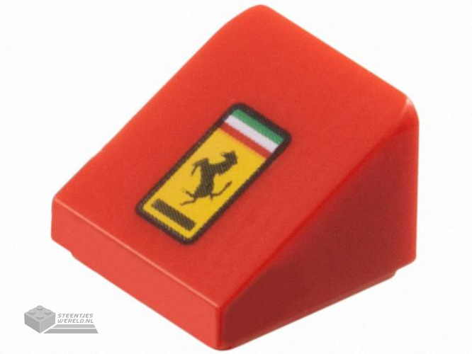 3299pb03L – Dakpan 33 2 x 4 Dubbel met zwart driehoekspatroon Model Linkerzijde