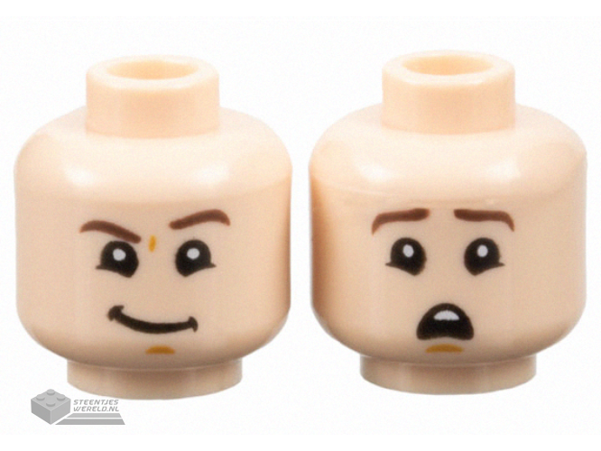 3626pb2660 Minifiguur hoofd bedrukt