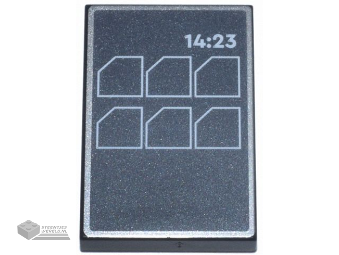 24246pb017 – Tegel, rond 1 x 1 halve cirkel, verlengd bedrukt