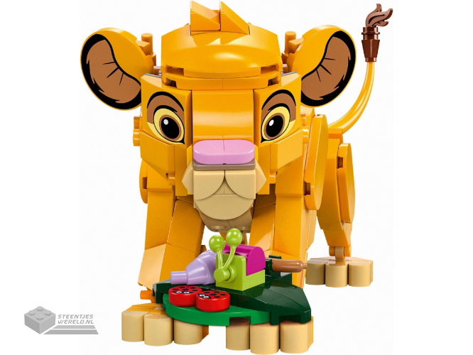 LEGO Disney 43243 Simba de Leeuwenkoning als welp - Simba the Lion King Cub - Afbeelding 4