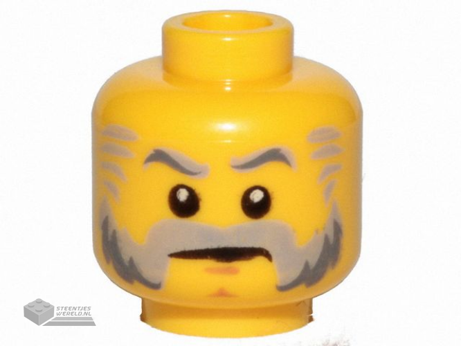 3626pb3966 Minifiguur hoofd 2-zijdig bedrukt