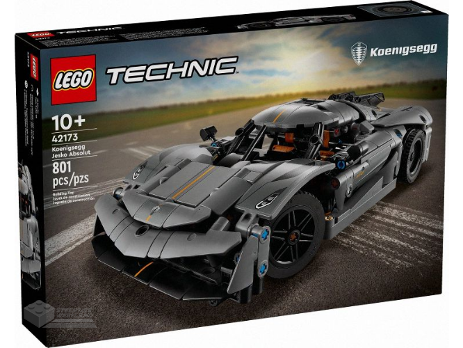 LEGO Technic 42173 Koenigsegg Jesko Absolut grijze hypercar – Koenigsegg Jesko Absolut Gray Hypercar