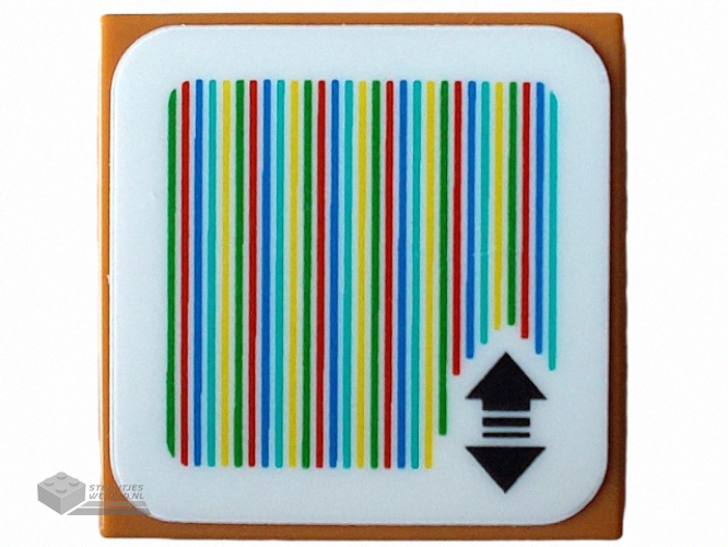 3068pb1765 – Tegel 2 x 2 met BeatBit albumhoes – Kaleidoscope Guys patroon