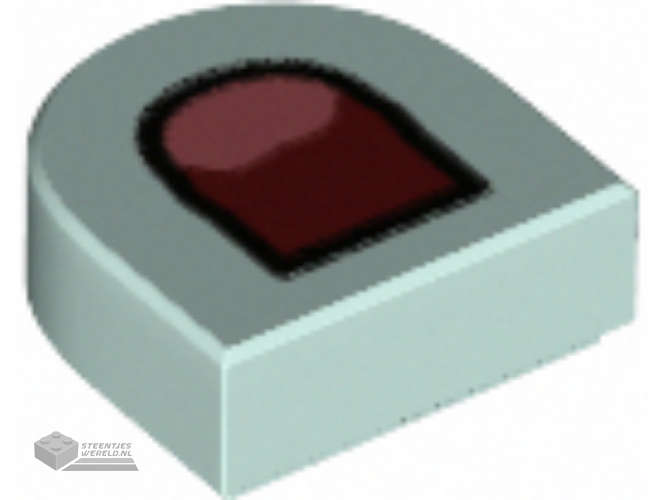 98138pb202 – Tegel, rond 1 x 1 bedrukt