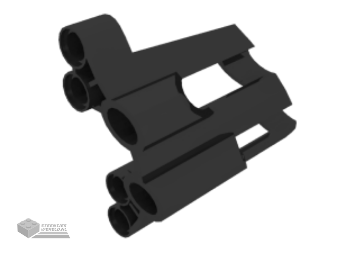 2438 – Technic, Gebogen paneel 5 x 3 x 2 Hoekkwartellips, Links