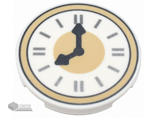 98138pb202 – Tegel, rond 1 x 1 bedrukt