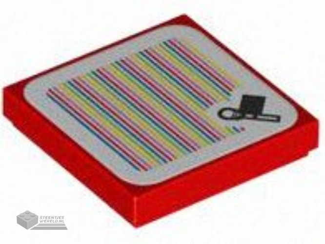 22886pb14 – Steen 1 x 2 x 3 bedrukt