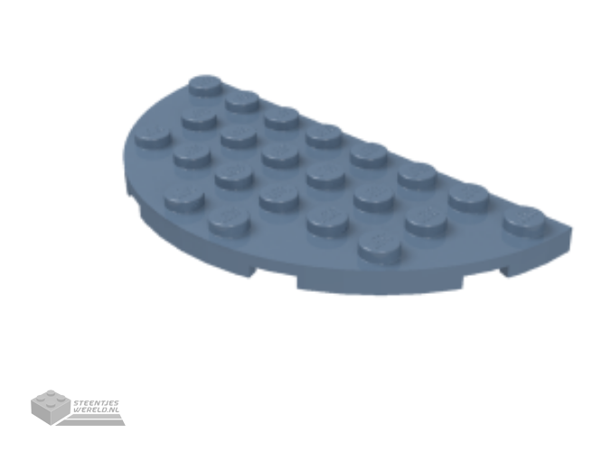 24866 – Plaat, rond 1 x 1 met bloemrand (5 bloemblaadjes)
