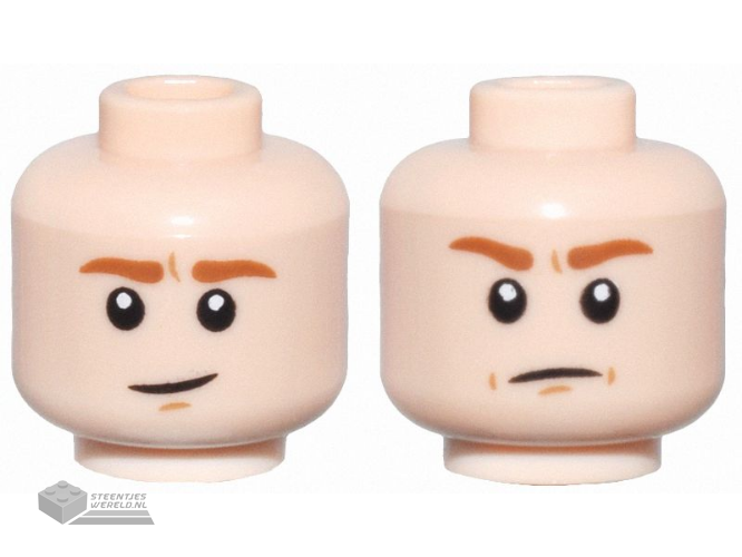 3626pb3458 Minifiguur hoofd 2-zijdig bedrukt