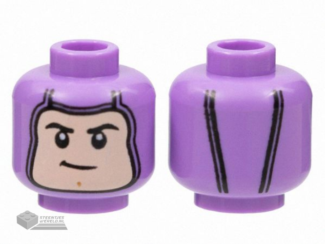 3626pb3458 Minifiguur hoofd 2-zijdig bedrukt