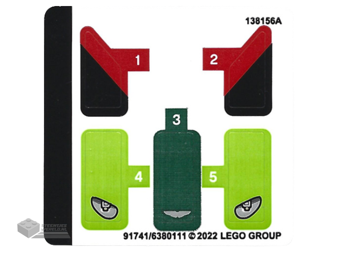 30343stk01 – Stickervel voor set 30343 – (75763/6332975)