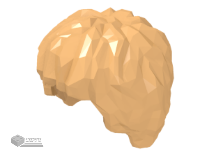 20595 – Minifiguur, Vrouwelijk Lang, warrig haar met middenscheiding
