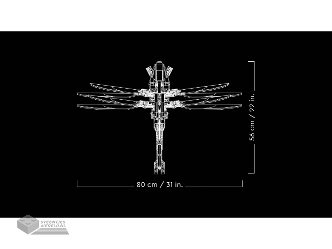 LEGO Icons 10327 Dune Atreides Royal Ornithopter - Atreides Royal Ornithopter - Afbeelding 8