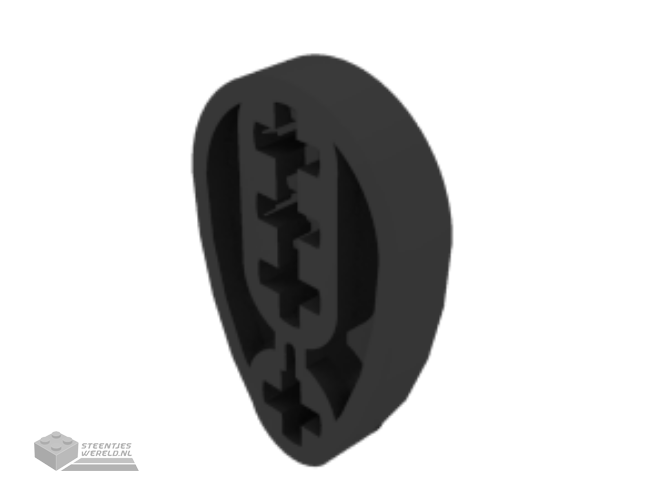 87081 – Steen, rond 4 x 4 met gat