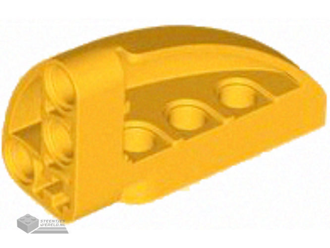 2438 – Technic, Gebogen paneel 5 x 3 x 2 Hoekkwartellips, Links