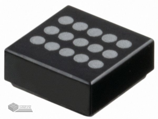 24246pb053 – Tegel, rond 1 x 1 halve cirkel verlengd bedrukt