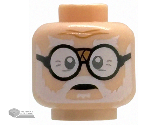3626pb3458 Minifiguur hoofd 2-zijdig bedrukt