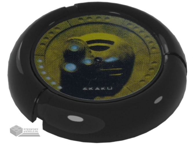 32171pb002 – Werpschijf met Bionicle Bamboo Akaku Maskerpatroon
