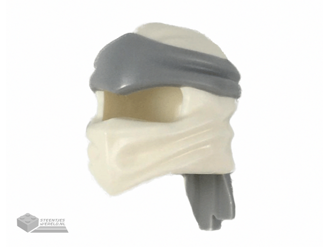 49663pb05 – Minifiguur, Hoofddeksel, Ruimtehelm, Stadsastronaut bedrukt
