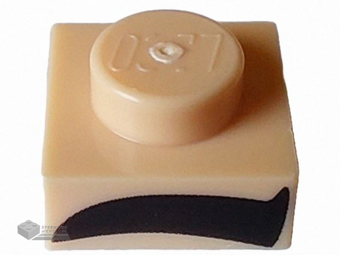 3626pb2108 Minifiguur hoofd 2-zijdig bedrukt
