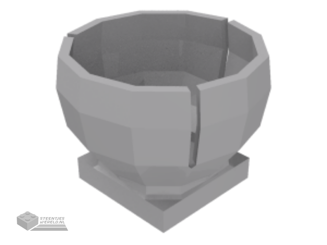 44358 – Cilindervormige halve bol 3 x 3 kogelkop met 2 x 2 basis