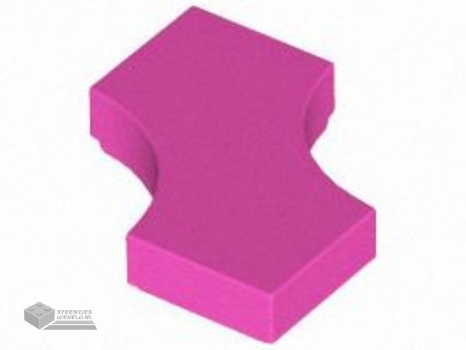 73831 – Plaat, aangepast 2 x 3 met 1 x 1 uitsparing