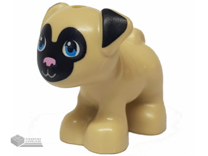24111pb01 – Hond, Vrienden, Mops, Staand bedrukt