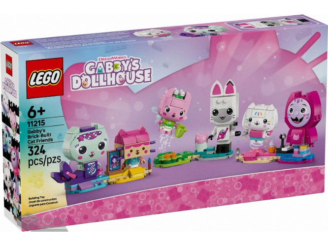 LEGO Gabby’s Poppenhuis 11215 Gabby’s bouwbare kattenvriendjes – Gabby’s Brick-Built Cat Friends