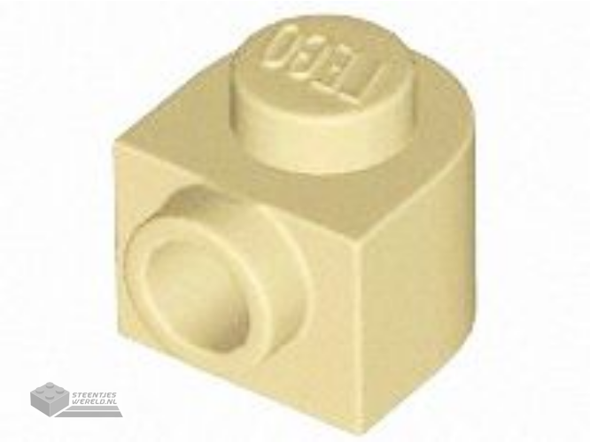 3386 – Steen, Rond 1 x 1 x 2/3 Halve Cirkel Uitgebreid met Zijnoppen