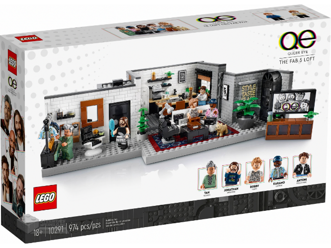 LEGO 10291 Queer Eye – De Fab 5 loft – Queer Eye – The Fab 5 Loft
