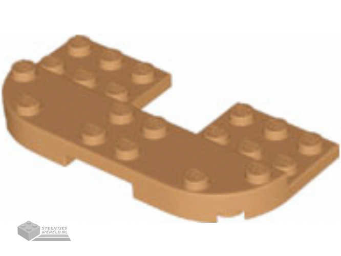 24593 – Cilinderhelft 2 x 4 x 2 met uitsparing van 1 x 2