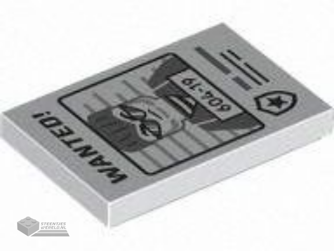 15712 – Tegel, aangepast 1 x 1 met Open O-clip