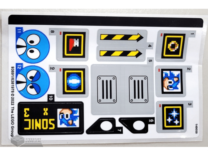 77012stk01 – Stickervel voor set 77012 – (10069879/6318594)