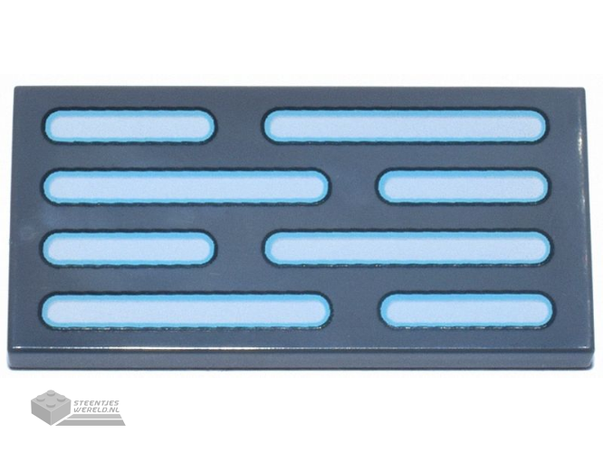2431pb0499 – Tegel 1 x 4 met patroon van zonnepanelen