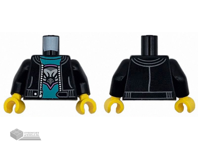 13787pb01 – Minifiguur, Hoofddeksel, Elf bedrukt