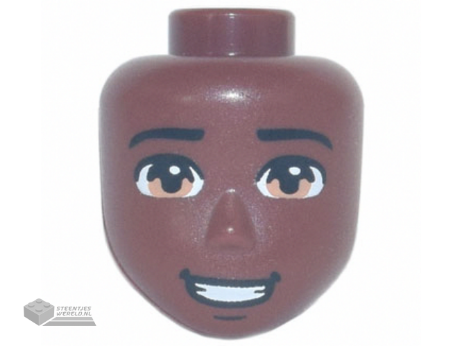 3626pb3161 Minifiguur hoofd bedrukt