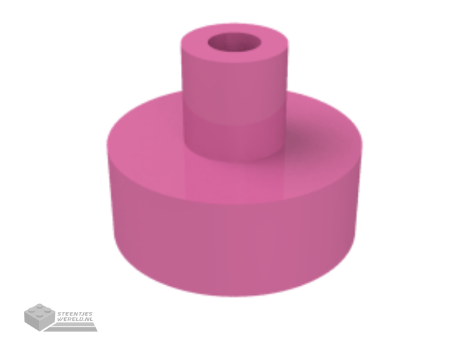 24866 – Plaat, rond 1 x 1 met bloemrand (5 bloemblaadjes)