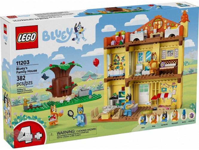 LEGO Bluey 11202 Bluey’s autorit naar het strand – Bluey’s Beach & Family Car Trip