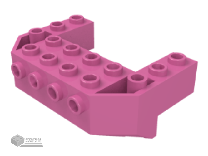 981pb080 – Linkerarm met patroon van 4 magenta strepen