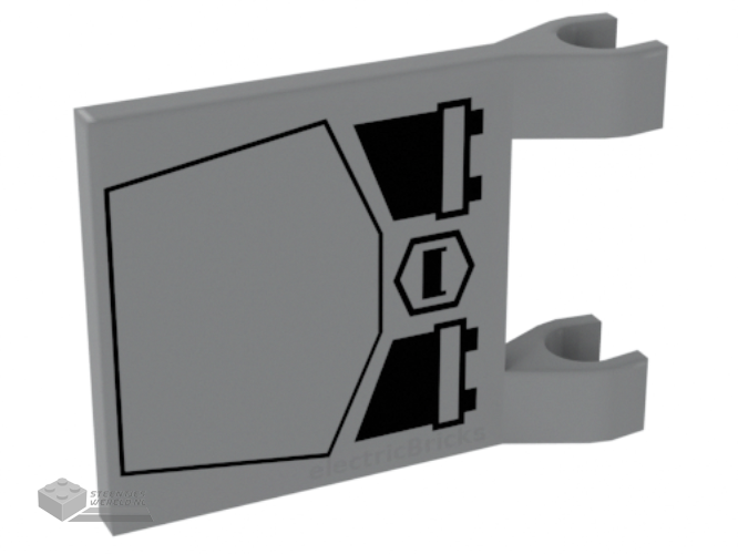 2335px15 – Vlaggetje 2 x 2 vierkant met SW MINI AT-ST patroon