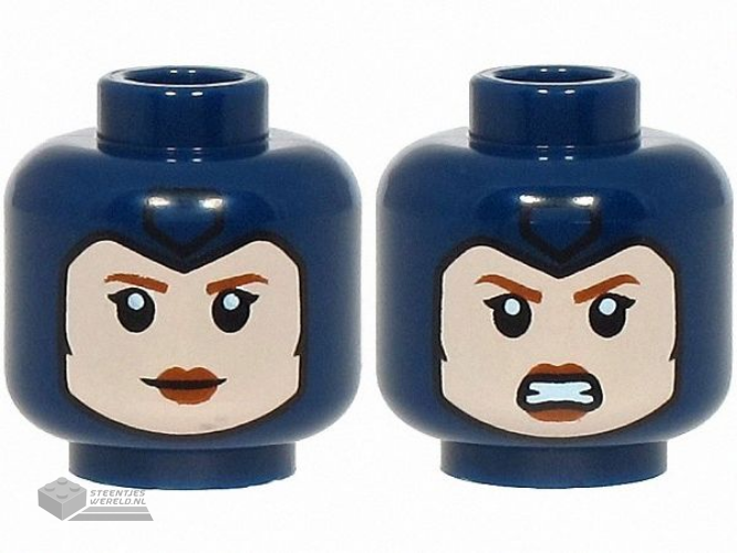 3626pb3458 Minifiguur hoofd 2-zijdig bedrukt