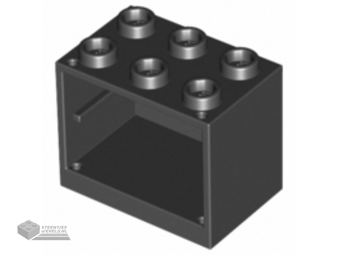 32249 – Technic, Hefarm, Aangepaste L-vormige kwartellips dun 3 x 3