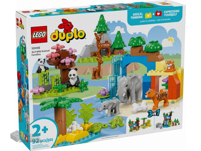 LEGO Duplo 10446 3-in-1 families van wilde dieren – 3in1 Wild Animal Families