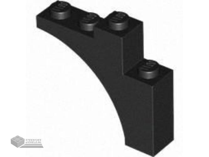 87081 – Steen, rond 4 x 4 met gat