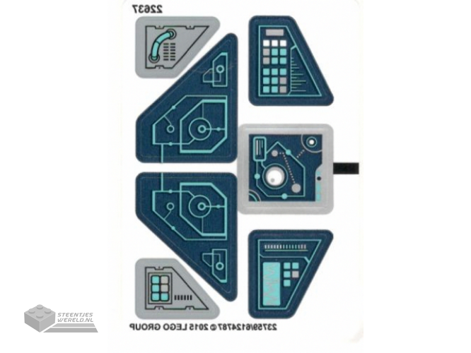 71200stk01a – Stickervel voor set 71200 – Internationale versie – (23759/6124787)