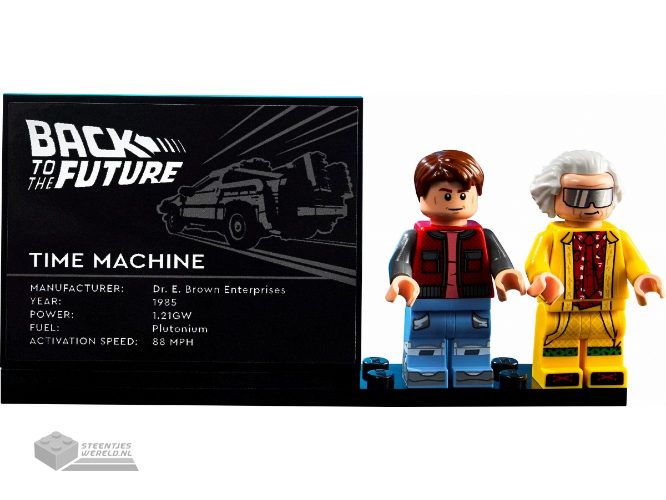 LEGO 10300 Terug naar de toekomst tijdmachine - Tijdmachine voor Terug naar de toekomst - Afbeelding 7