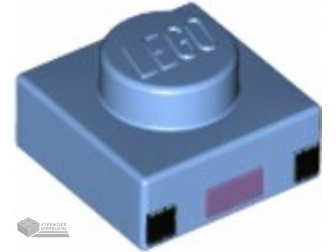87610pb20 – Minifiguur, helm bedrukt