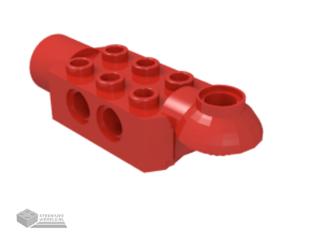 2438 – Technic, Gebogen paneel 5 x 3 x 2 Hoekkwartellips, Links