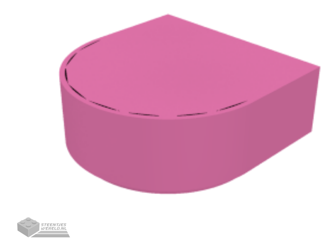 24866 – Plaat, rond 1 x 1 met bloemrand (5 bloemblaadjes)